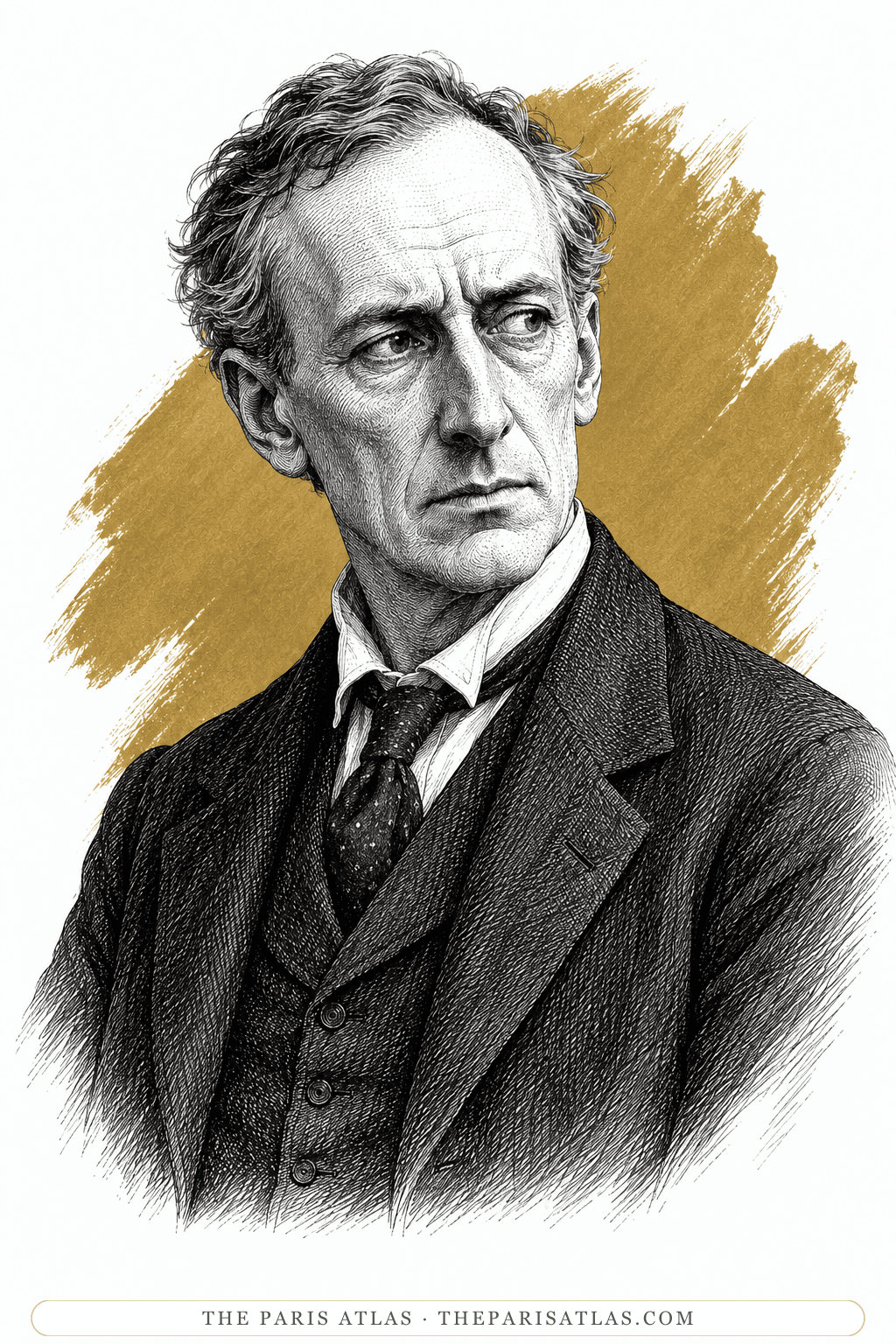 Illustrated portrait of Mr. Ramsay