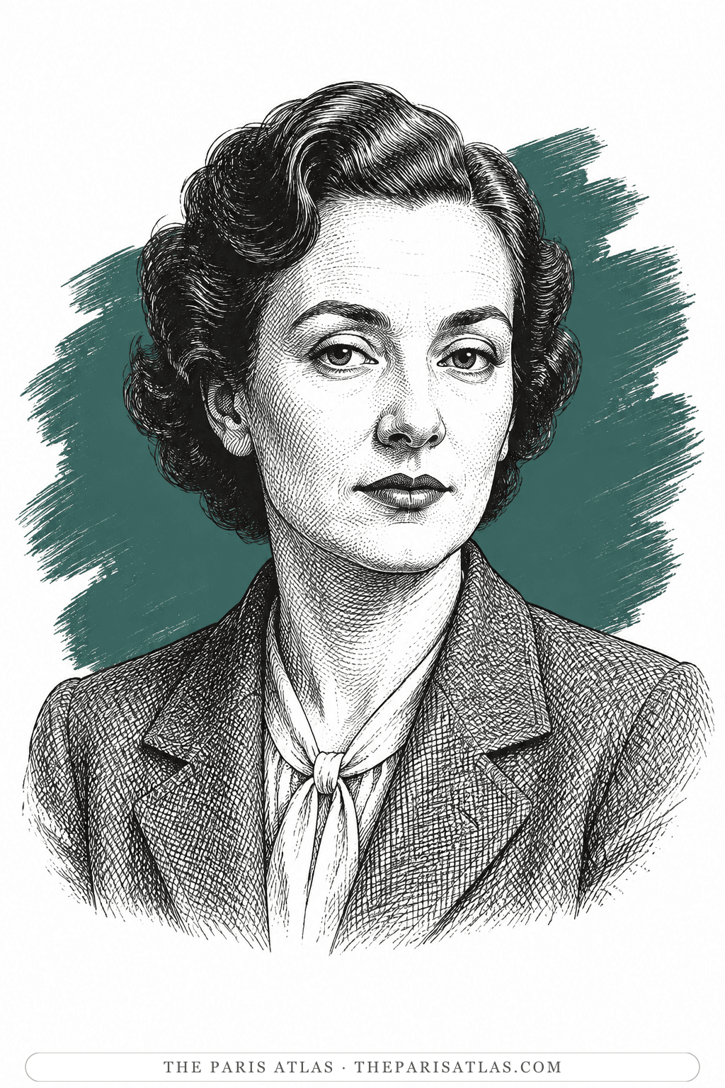 Illustrated portrait of Tania