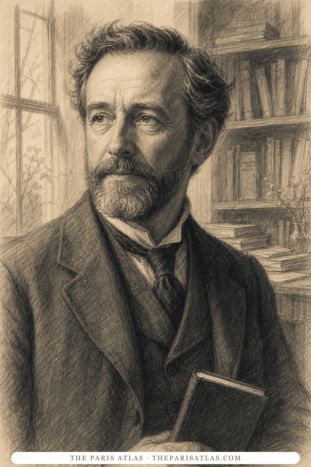 Illustrated portrait of Abraham Taskerson