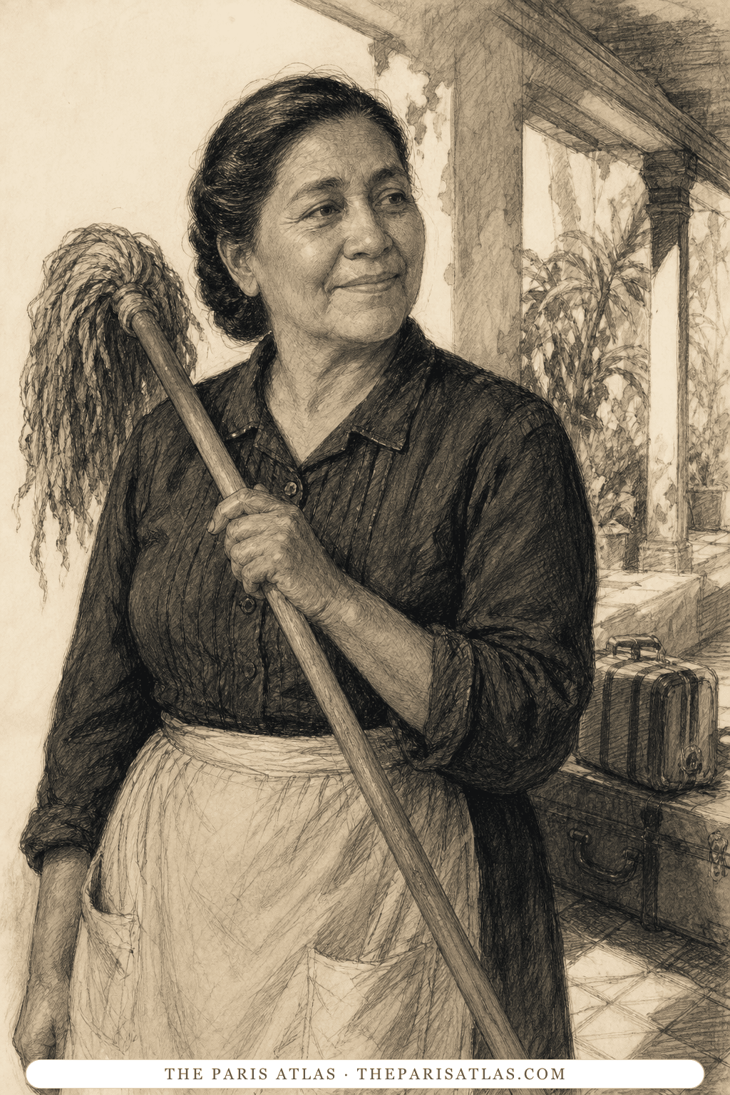 Illustrated portrait of Concepta