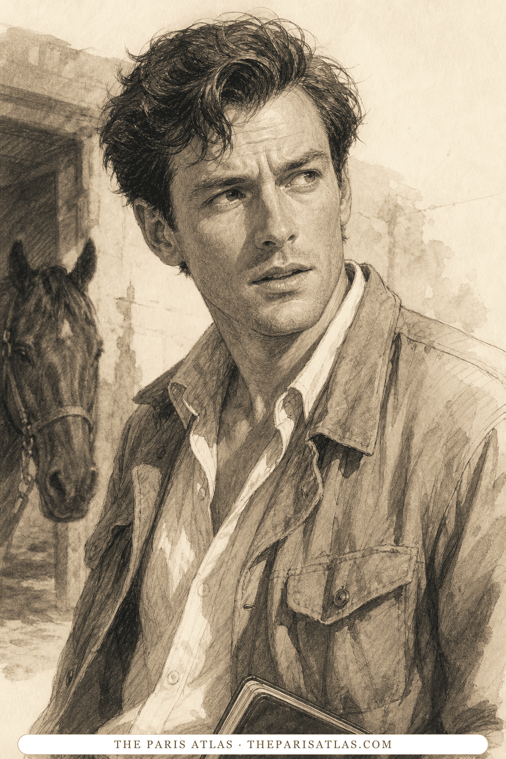 Illustrated portrait of Hugh Firmin
