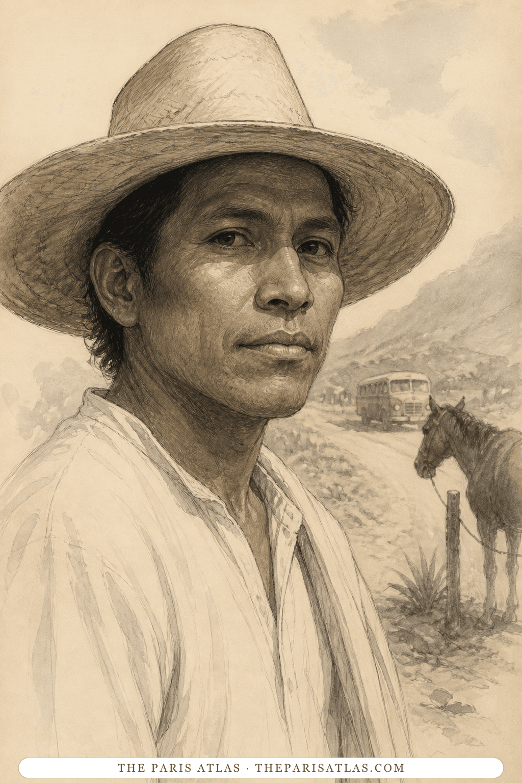 Illustrated portrait of The Dying Man