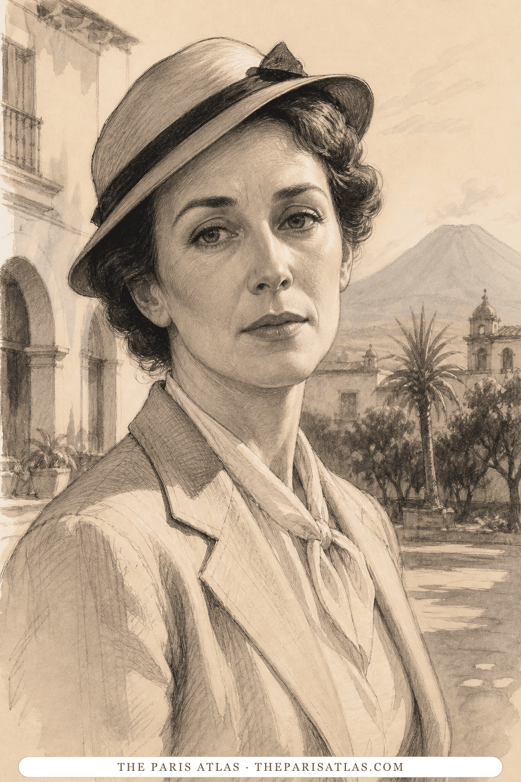 Illustrated portrait of Yvonne Firmin