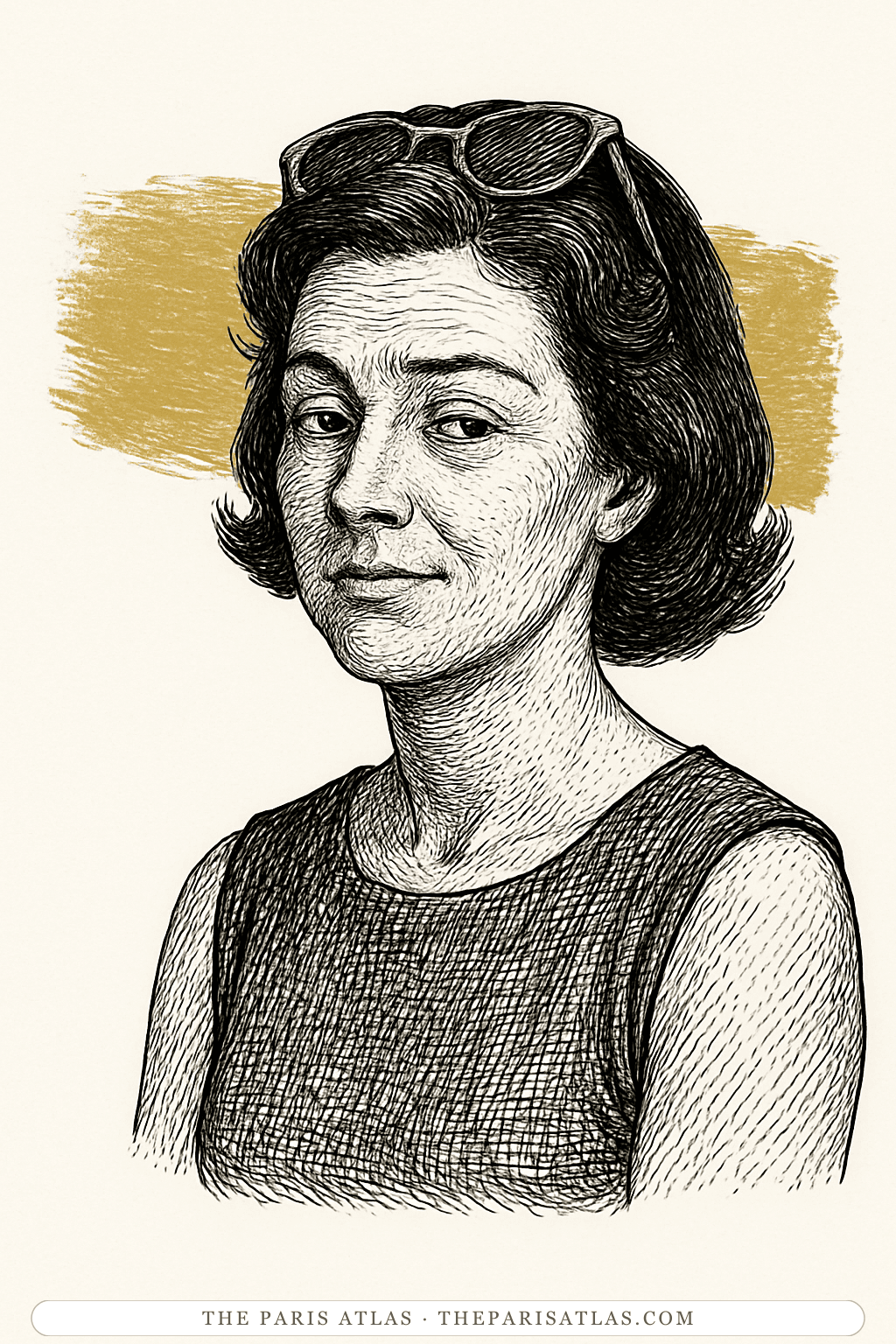 Illustrated portrait of Day Slade