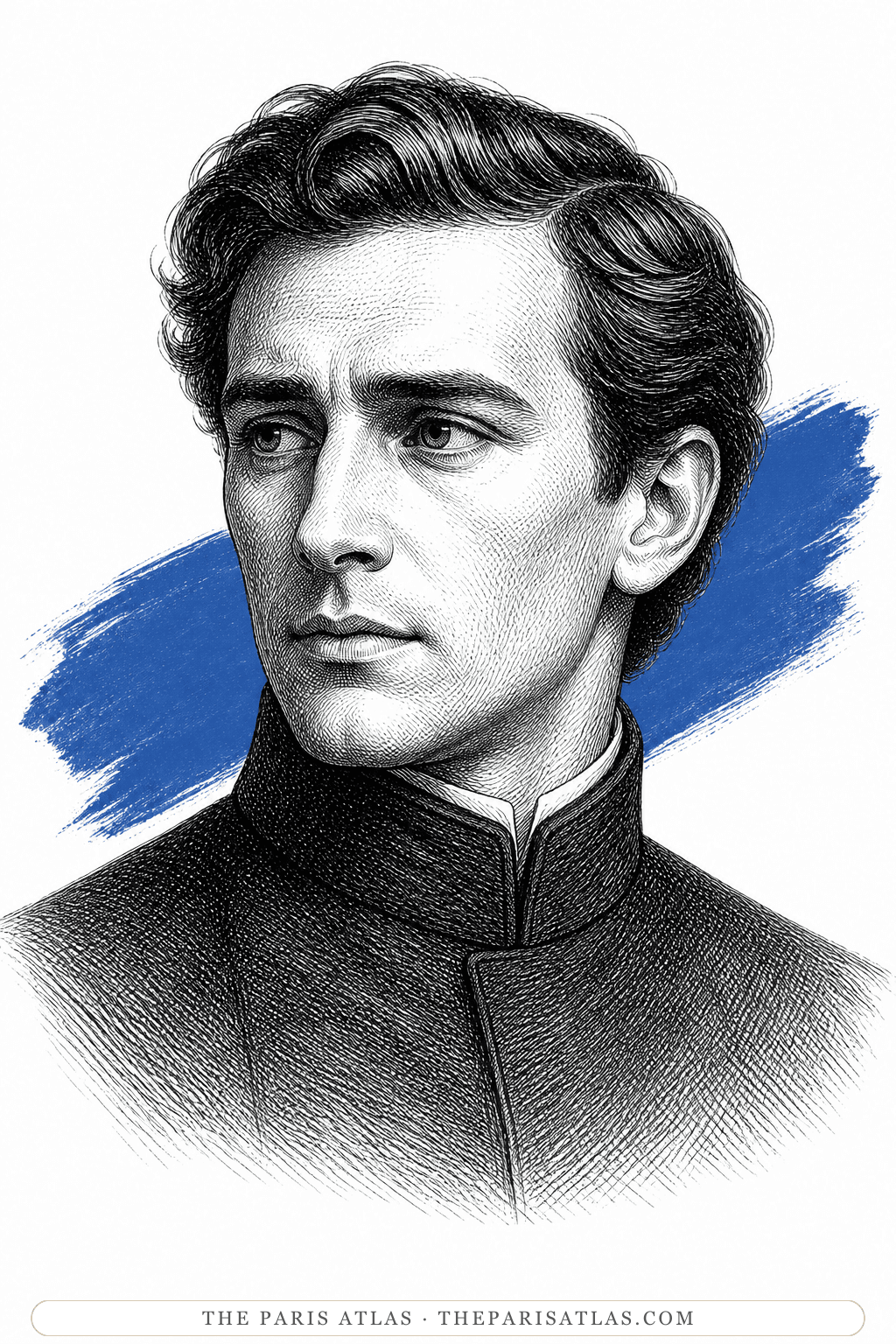 Illustrated portrait of Prince (later Czar) Alexis