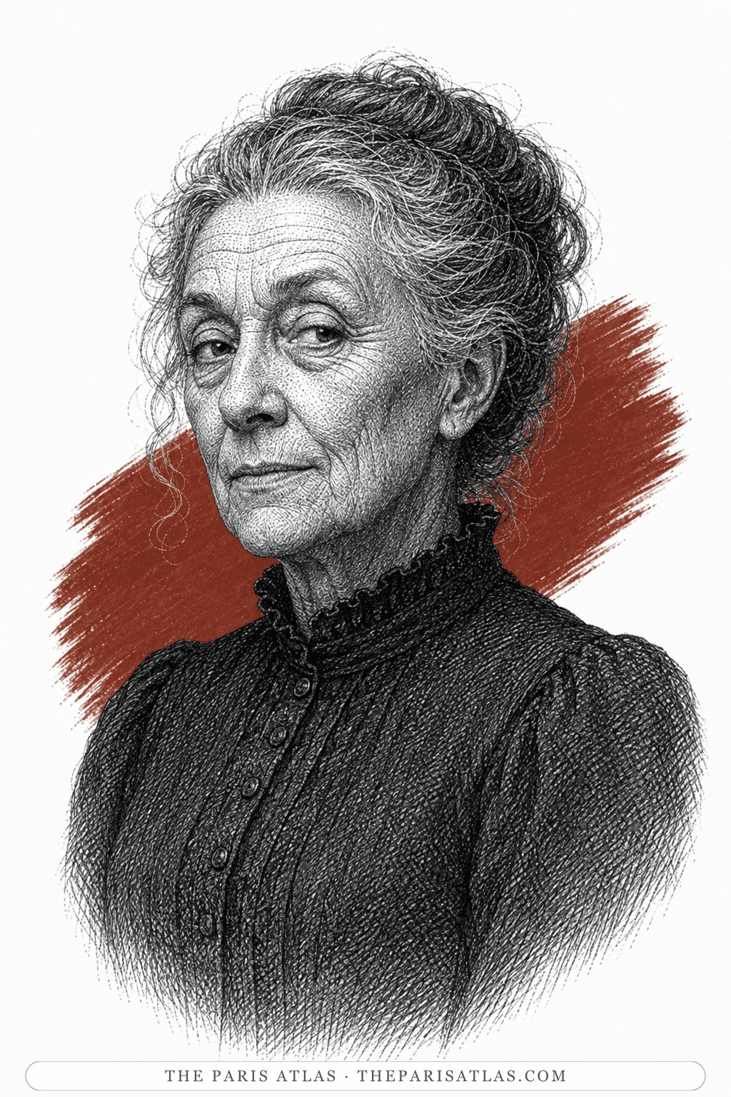 Illustrated portrait of The old woman at the Ancient House
