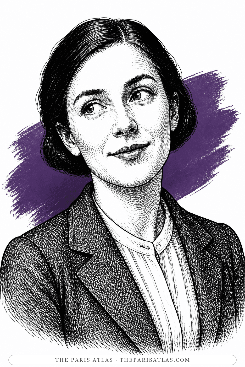 Illustrated portrait of Chantal