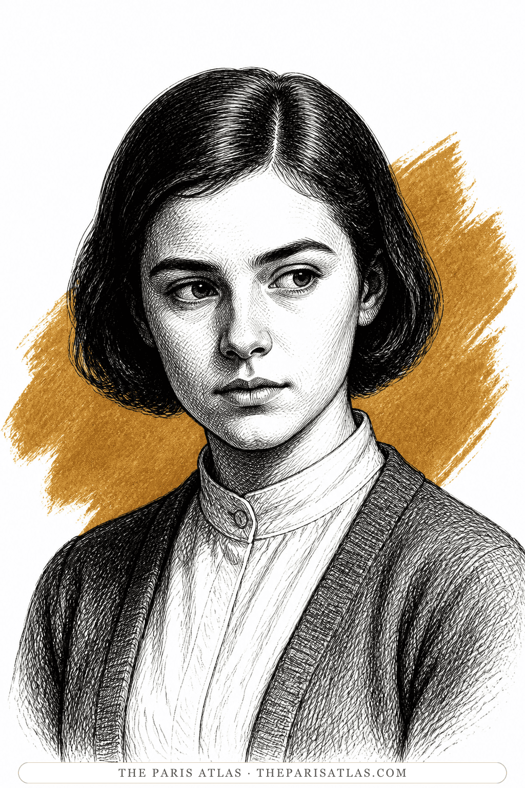 Illustrated portrait of Lisa