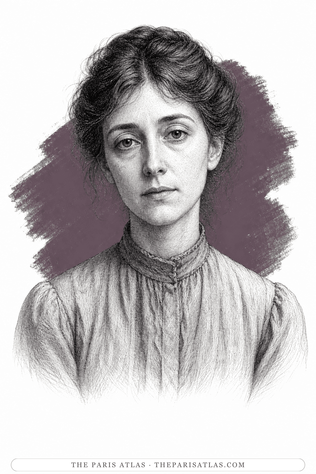 Illustrated portrait of Alice Hindman