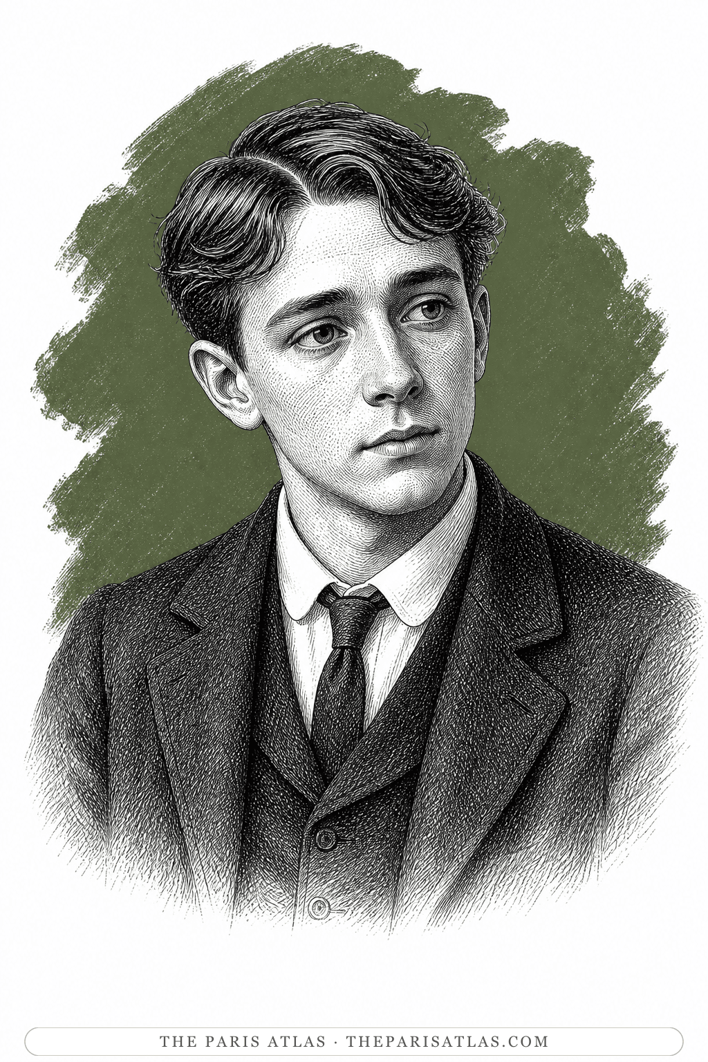 Illustrated portrait of George Willard