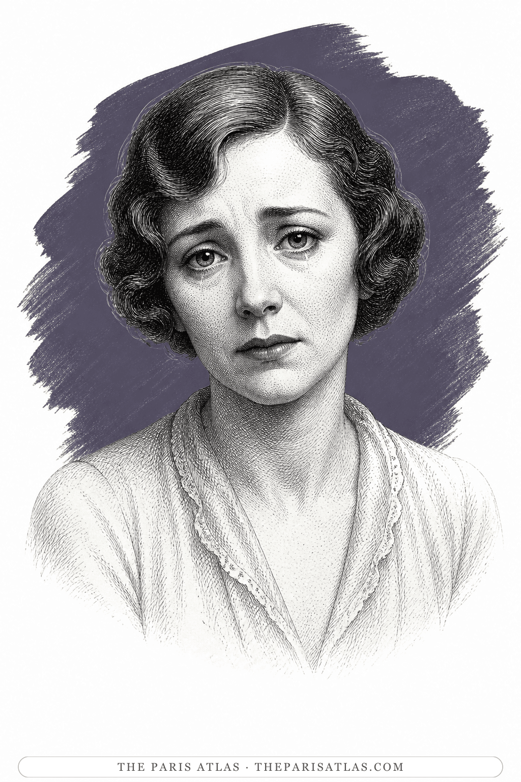 Illustrated portrait of Laura