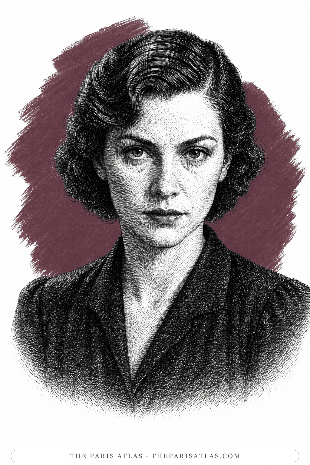 Illustrated portrait of Lilith