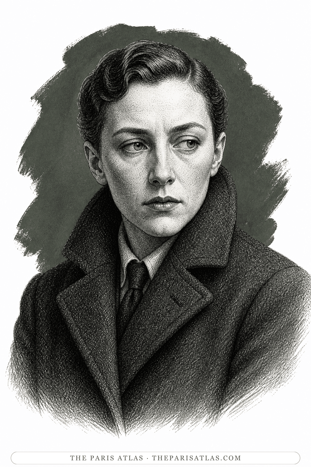 Illustrated portrait of Lillian