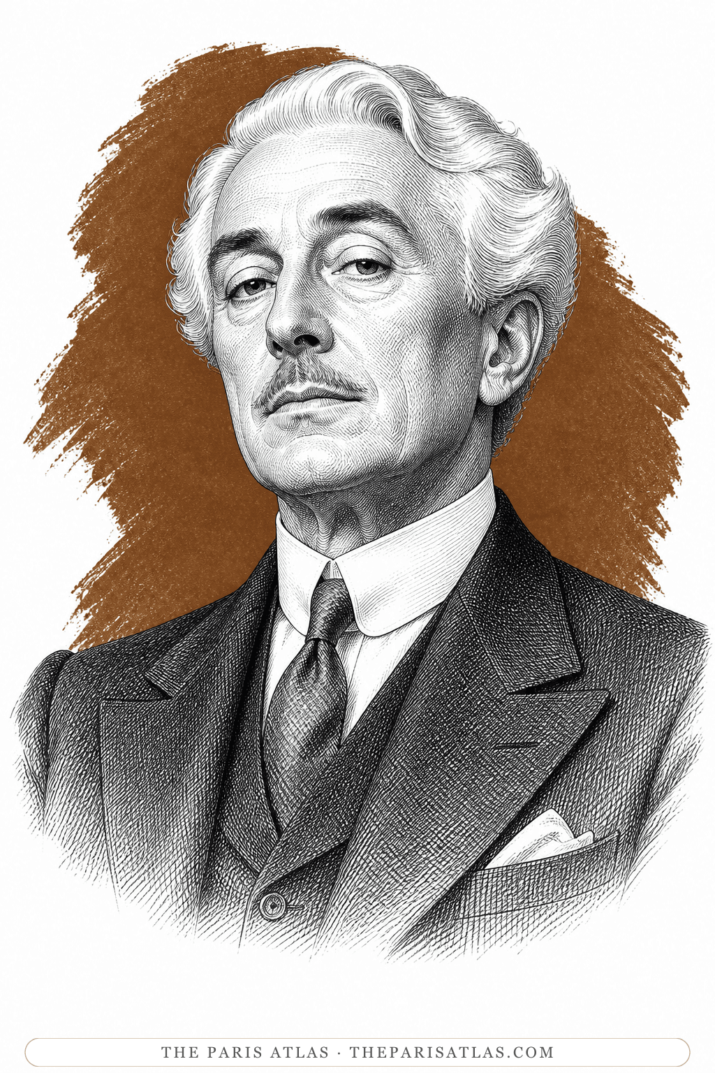Illustrated portrait of Stella's father