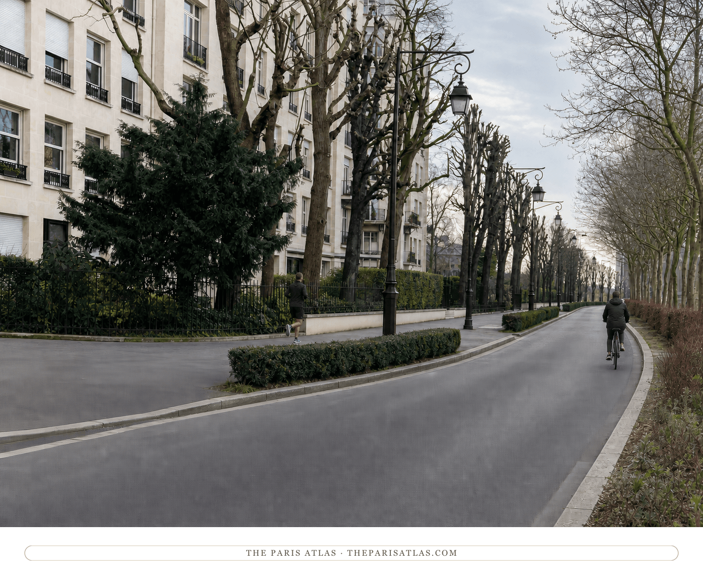 Color present-day view of 135 boulevard du Général-Koenig