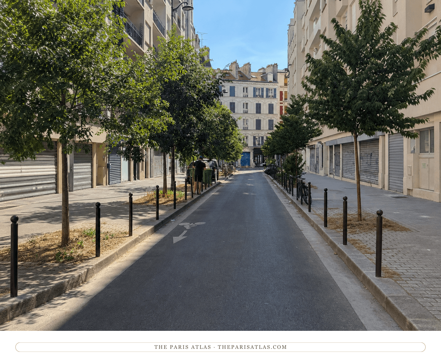 Color present-day view of 14 avenue de Corbéra