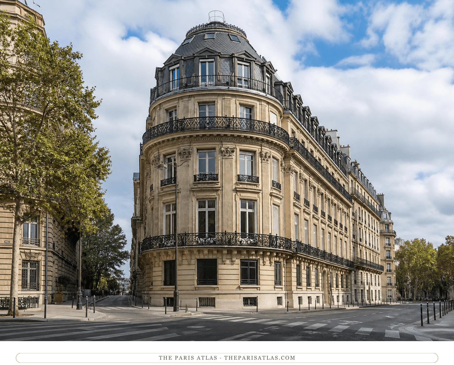 Color present-day view of 31 boulevard Haussmann
