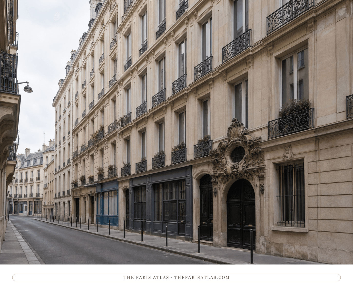 Color present-day view of 39 rue Bleue