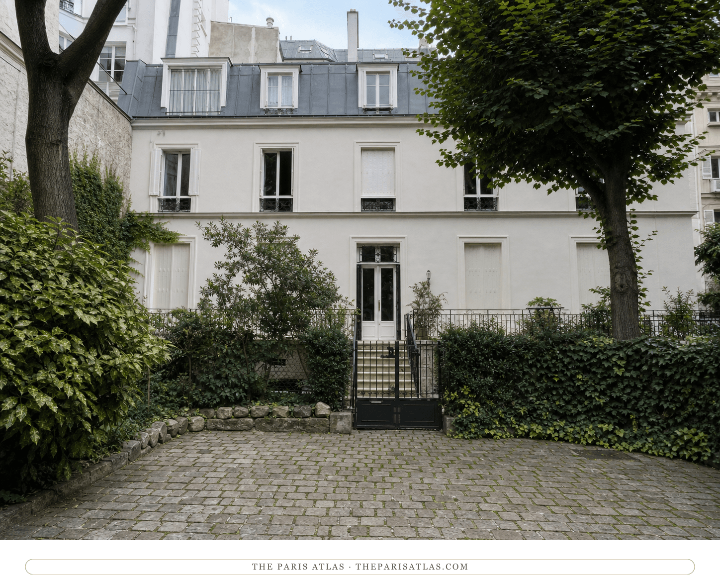 Color present-day view of 5 rue Victor-Massé