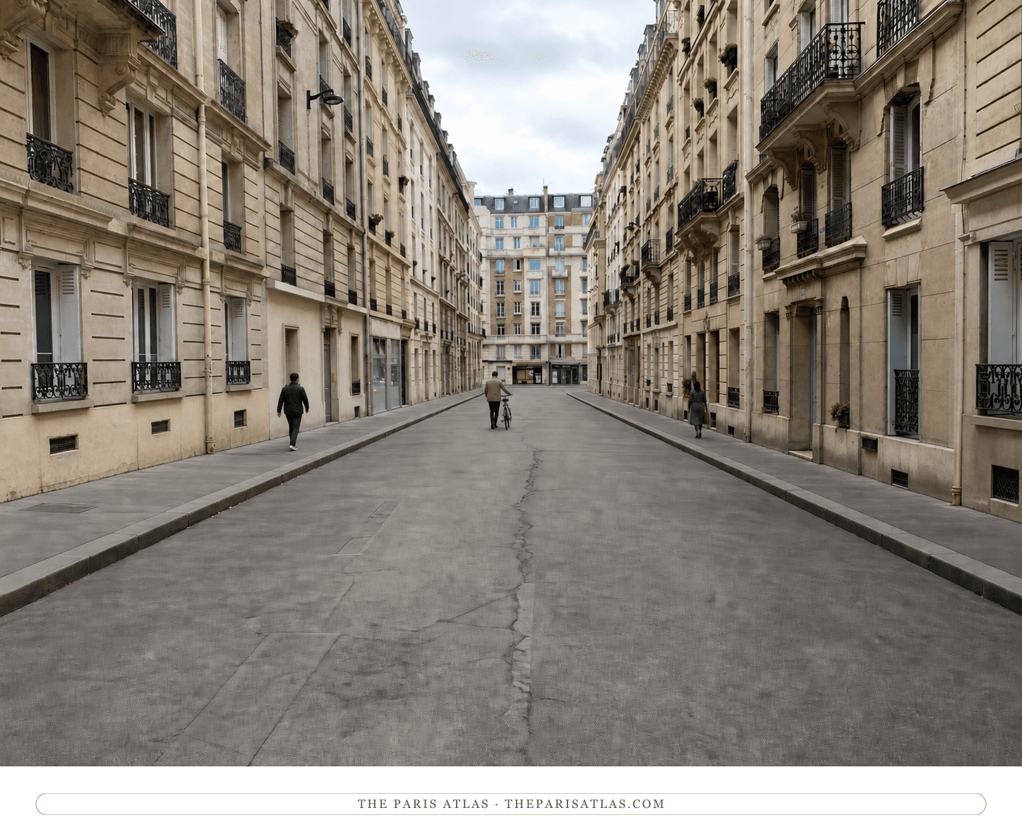 Color present-day view of 8 rue Carcel