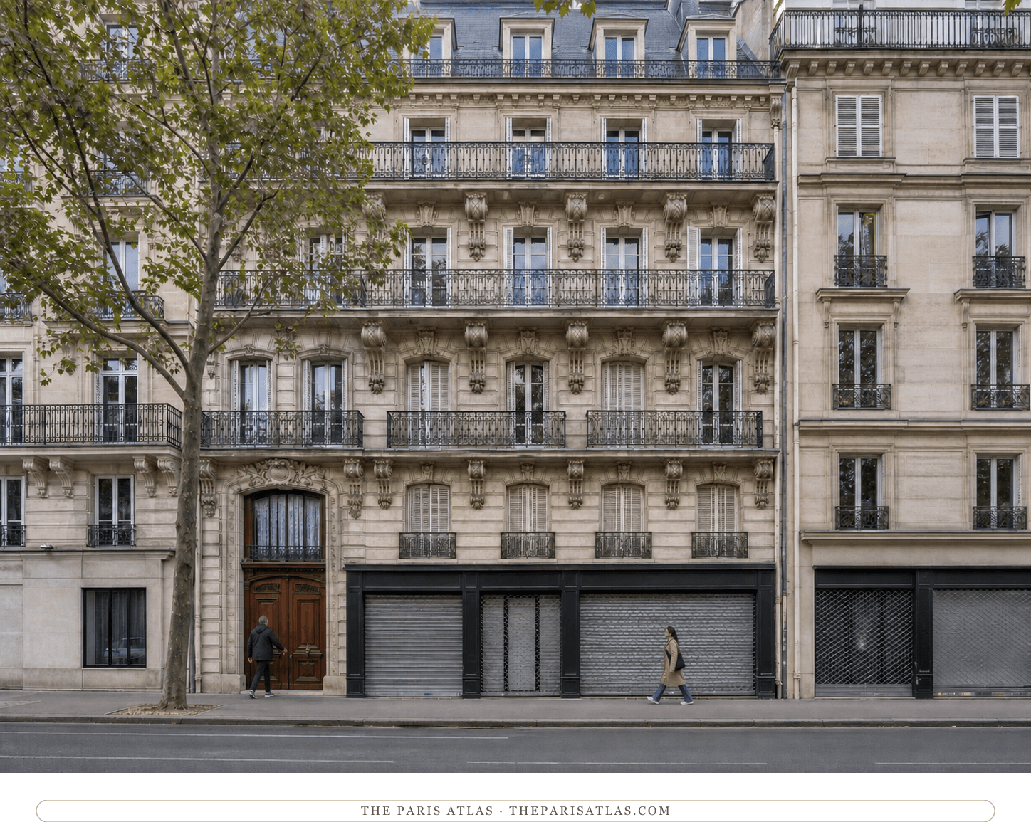 Color present-day view of 91 avenue Denfert-Rochereau