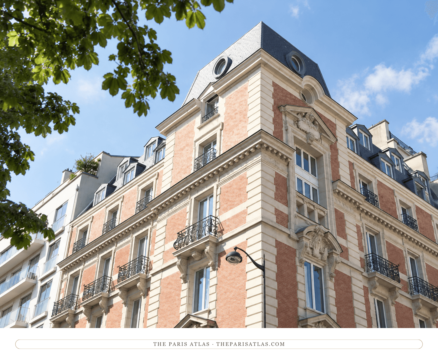 The brick-and-stone façade of Le Damantin. — illustration.