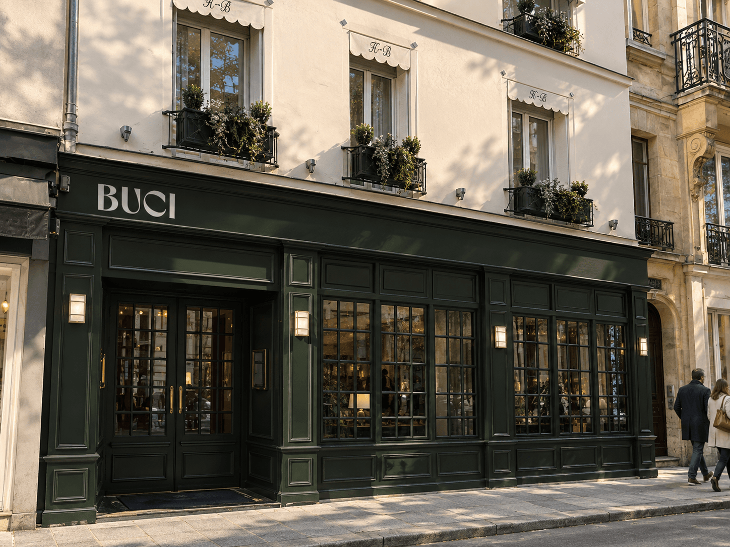 Exterior reconstruction of Hôtel de Buci at 22 rue de Buci, Paris
