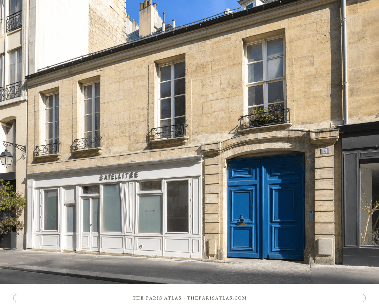 Bright present-day color view of 15 rue du Cherche-Midi