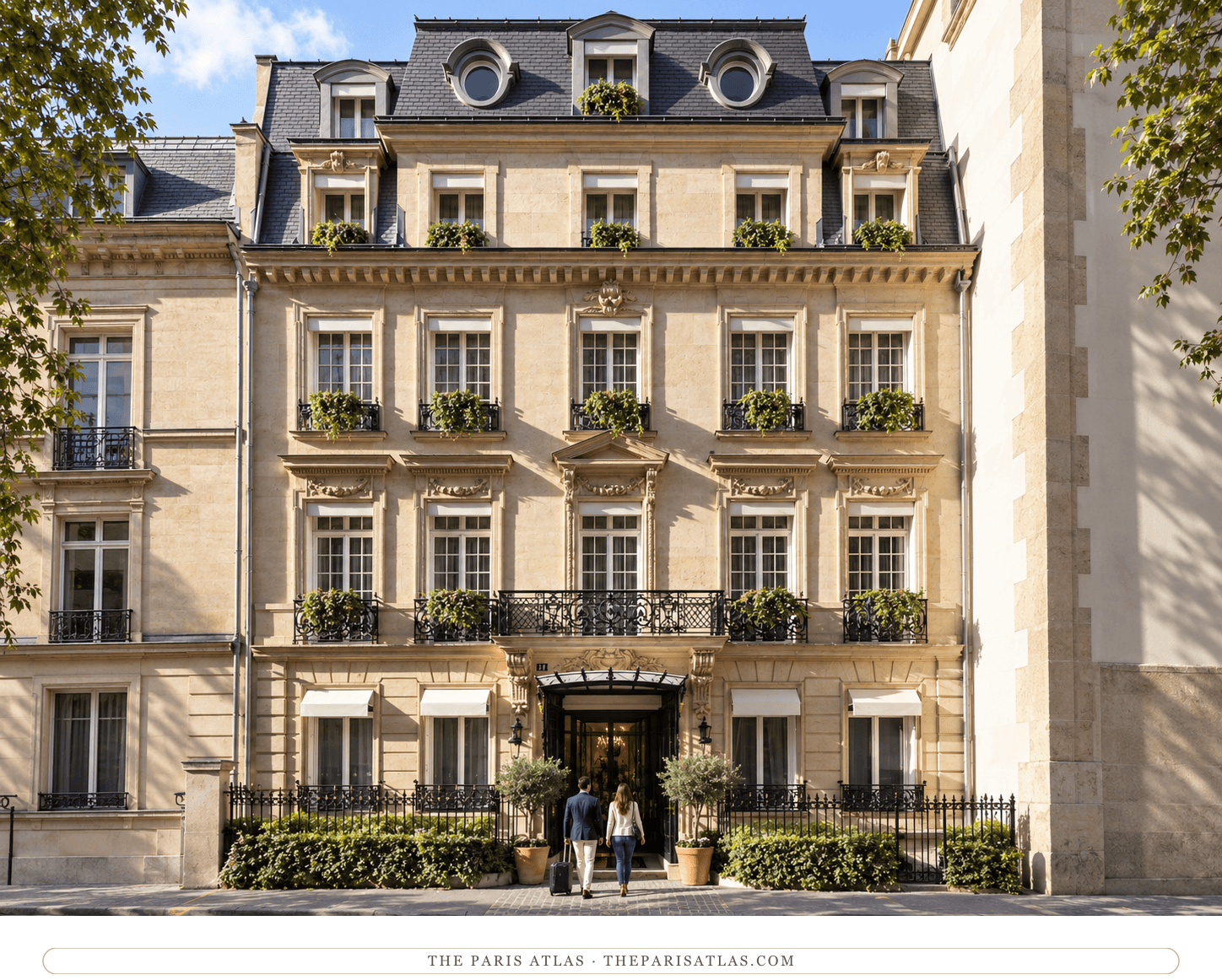 Maison Bauchart’s façade and entrance. — illustration.