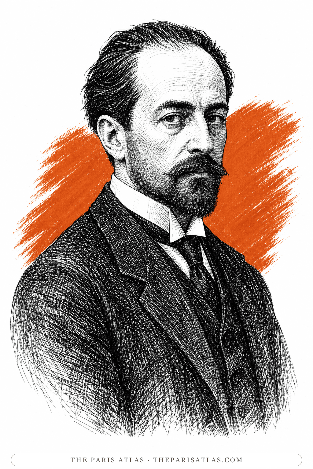 Illustrated portrait of Albert Gleizes
