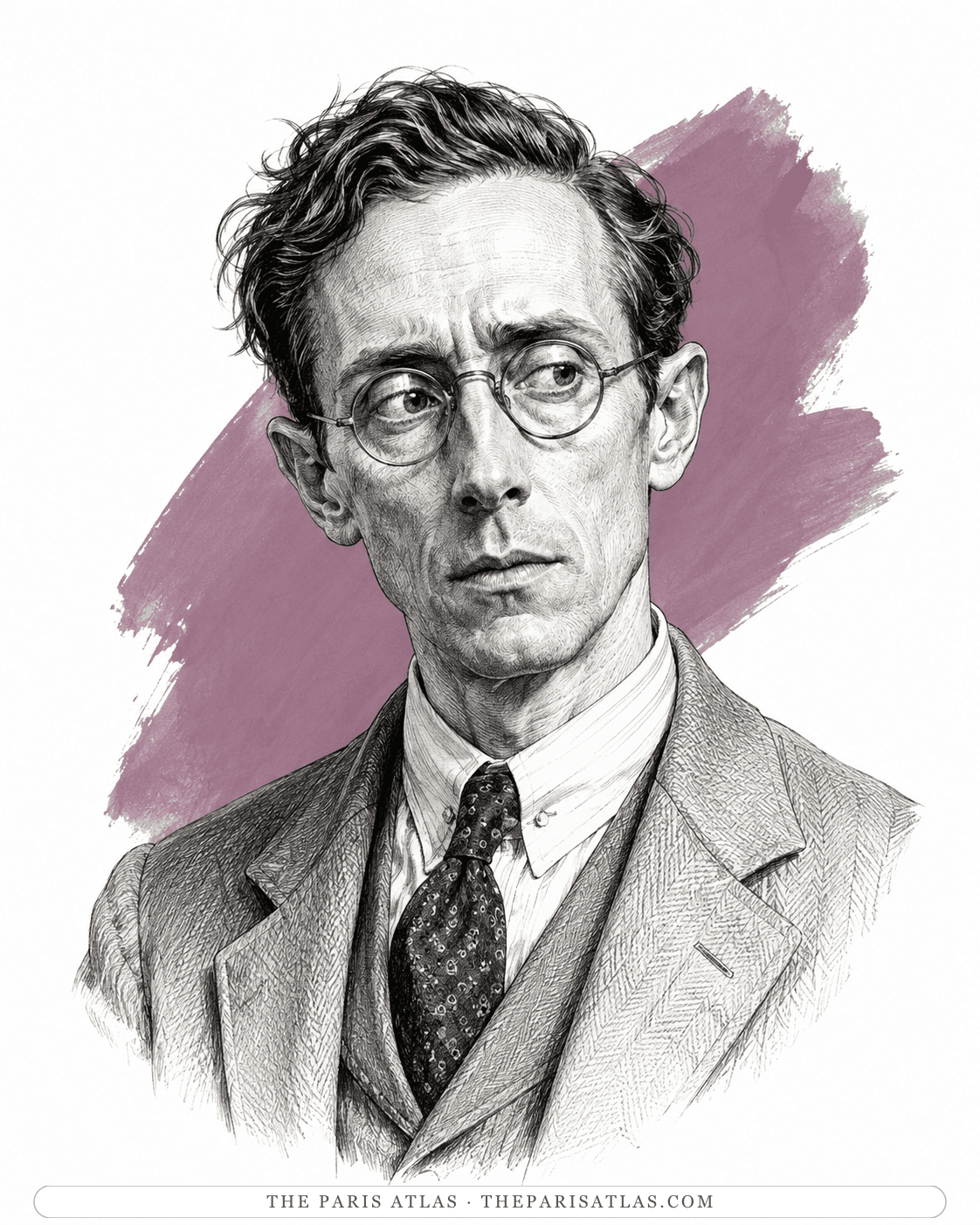 Illustrated portrait of Albert McKisco