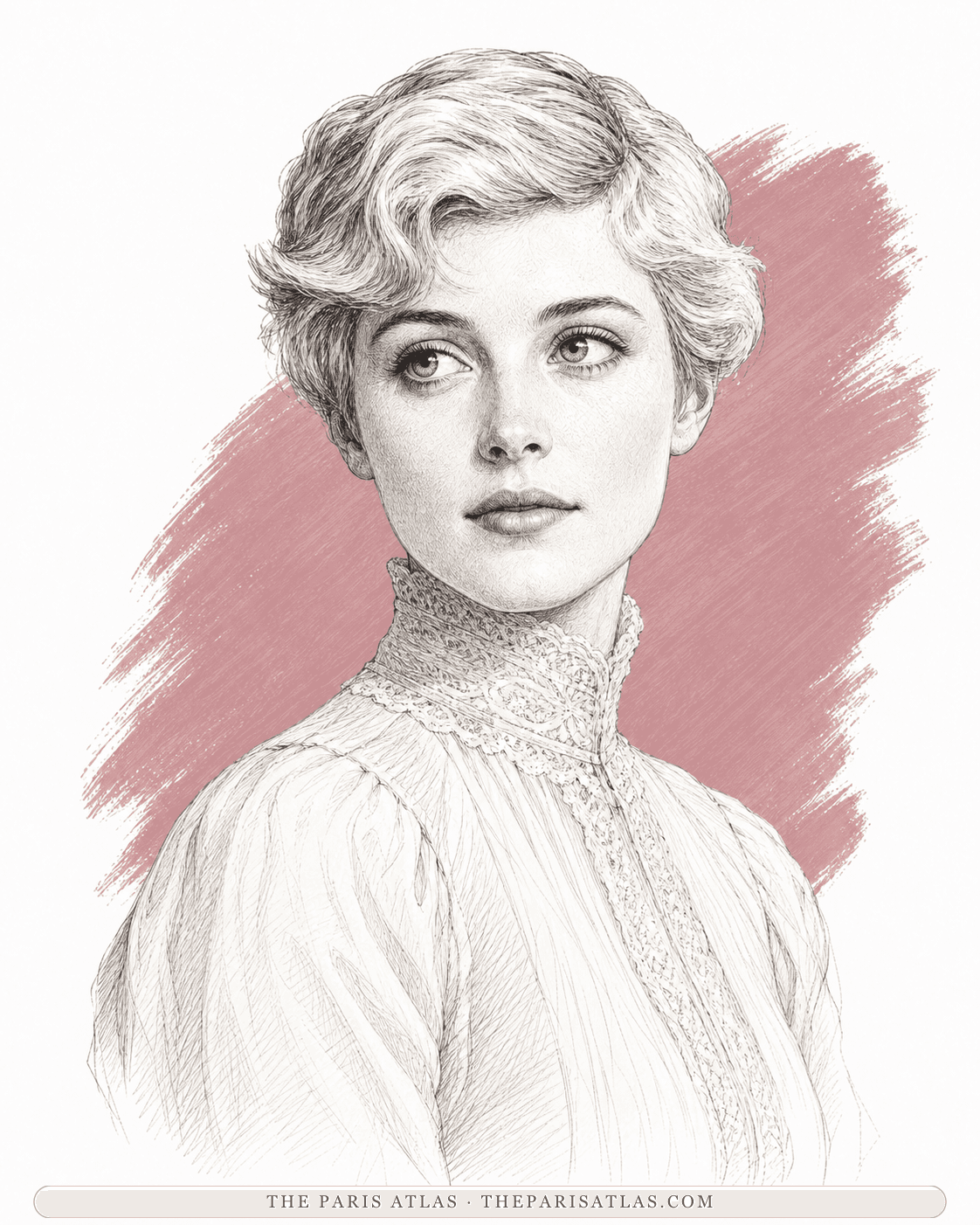 Illustrated portrait of Angela Crossby