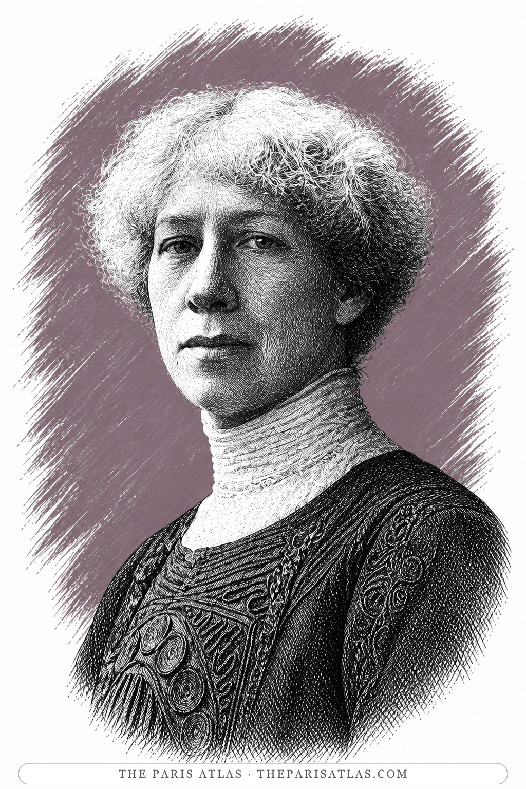 Illustrated portrait of Anna Klumpke