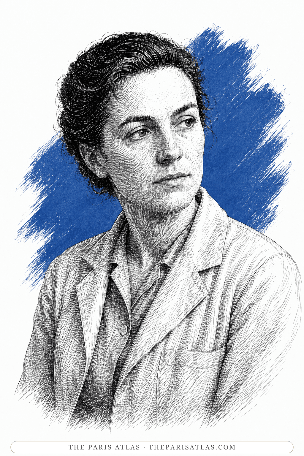 Illustrated portrait of Anne Poor