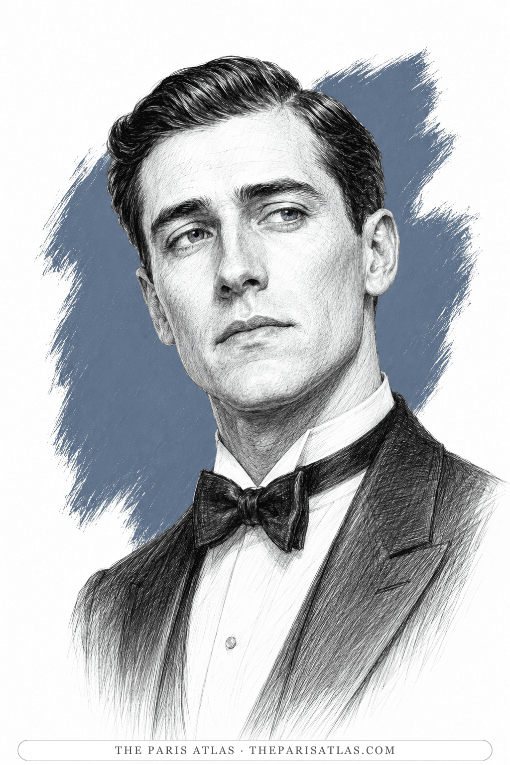 Illustrated portrait of Anthony Patch