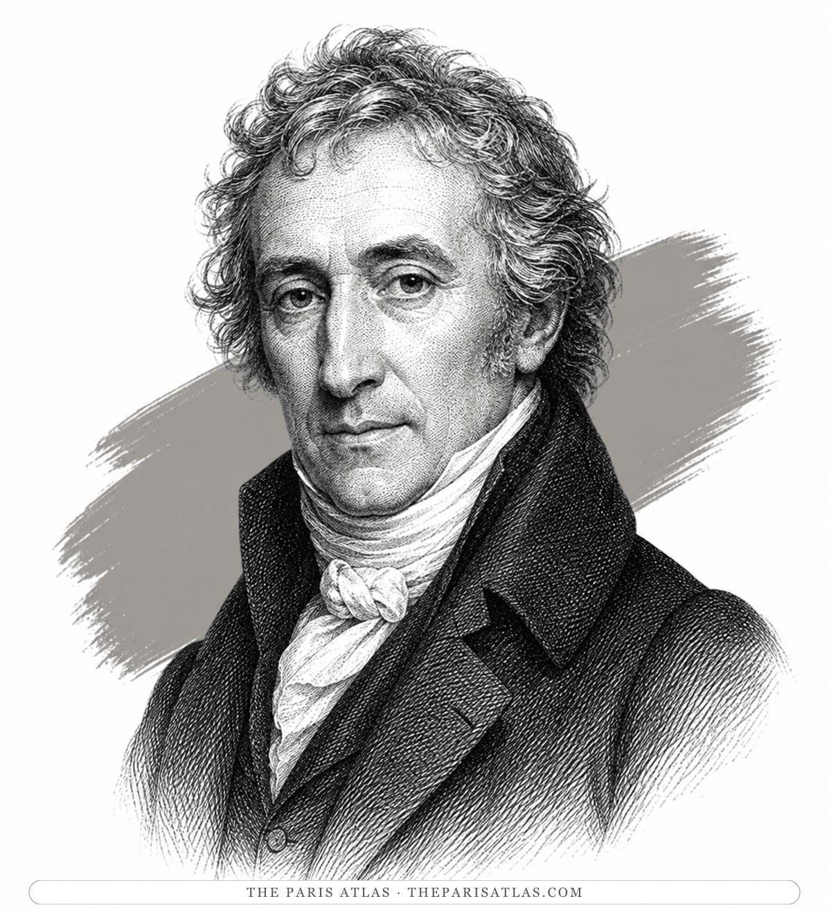 Illustrated portrait of Antonio Canova