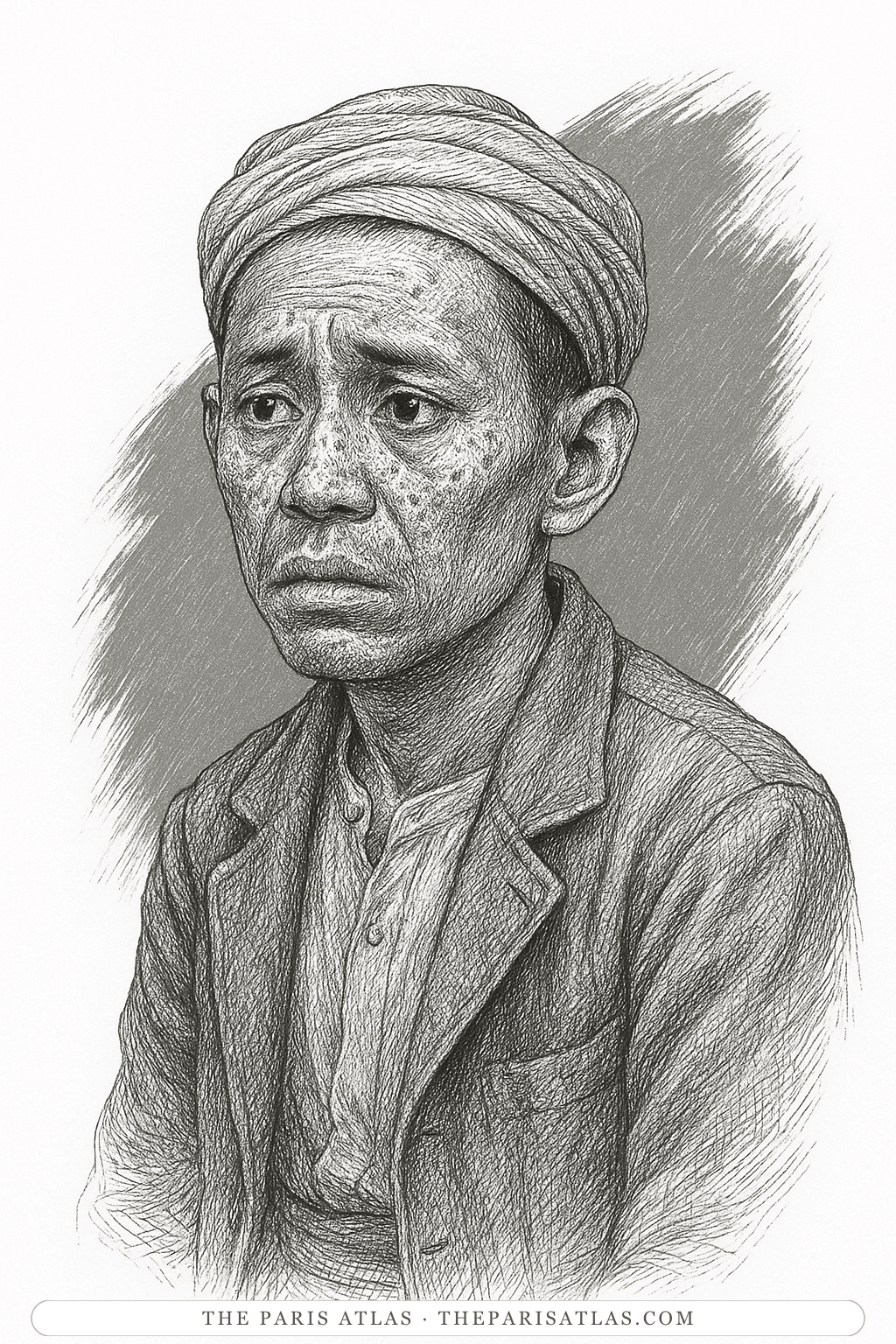 Illustrated portrait of Ba Taik