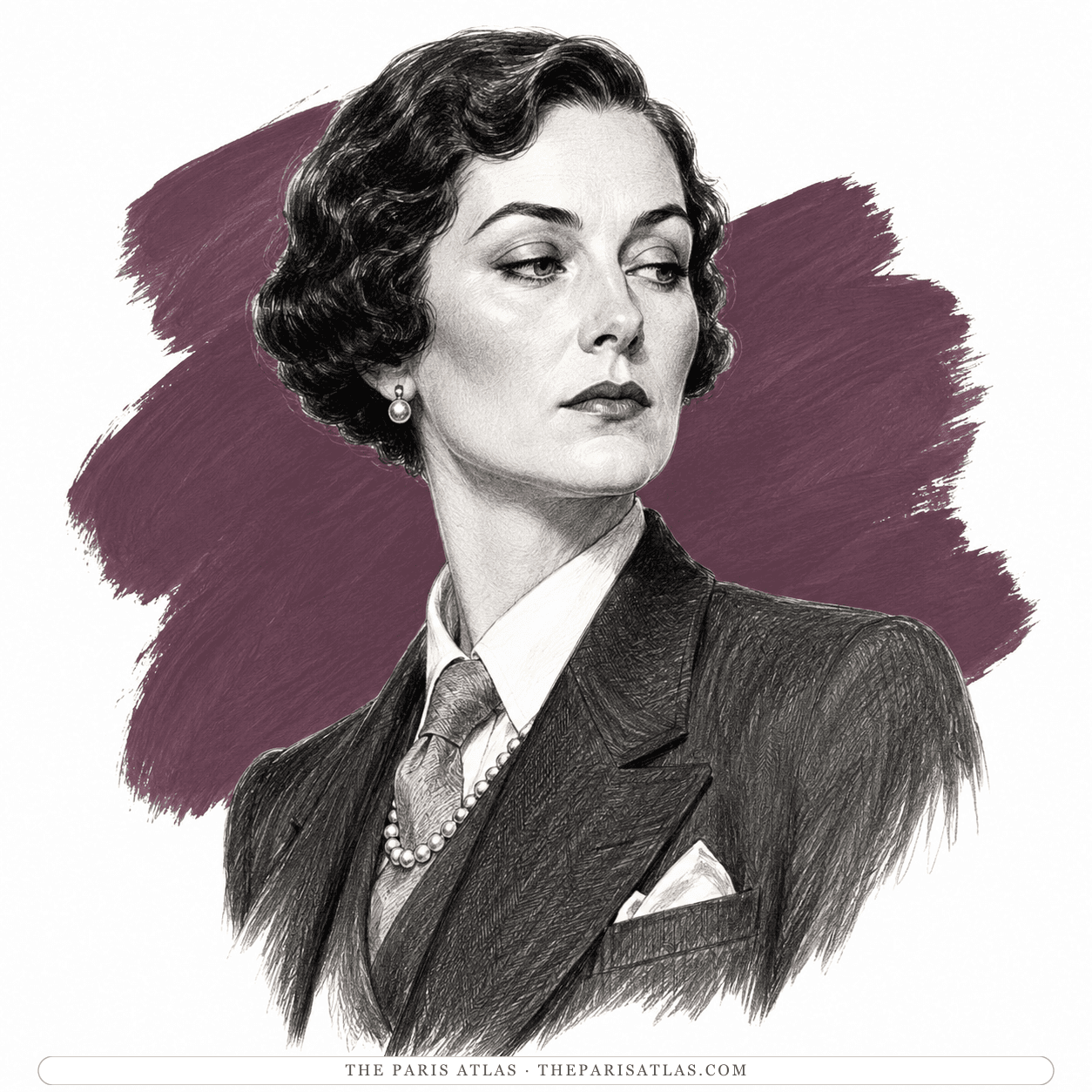 Illustrated portrait of Baby Warren