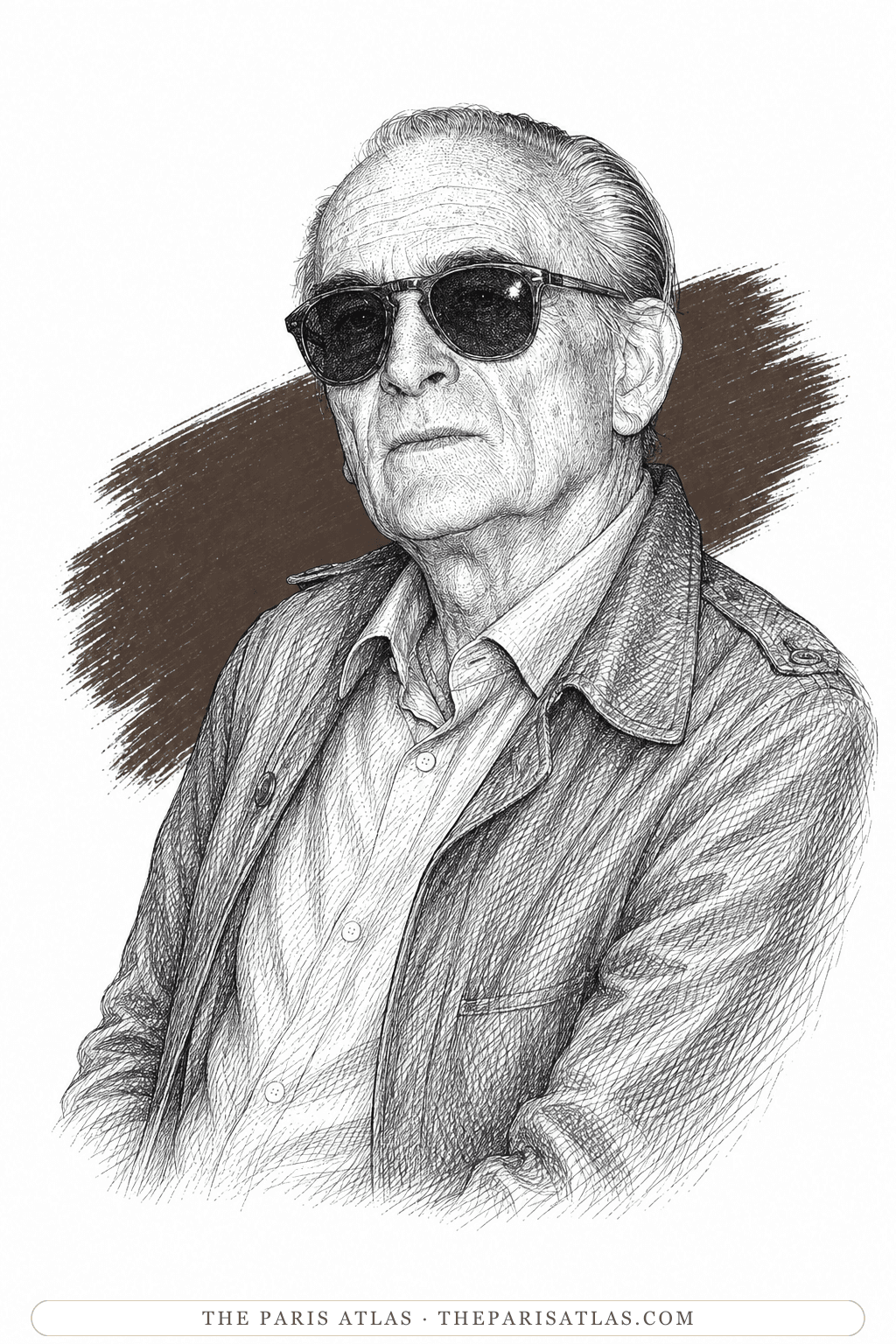 Illustrated portrait of Balthus