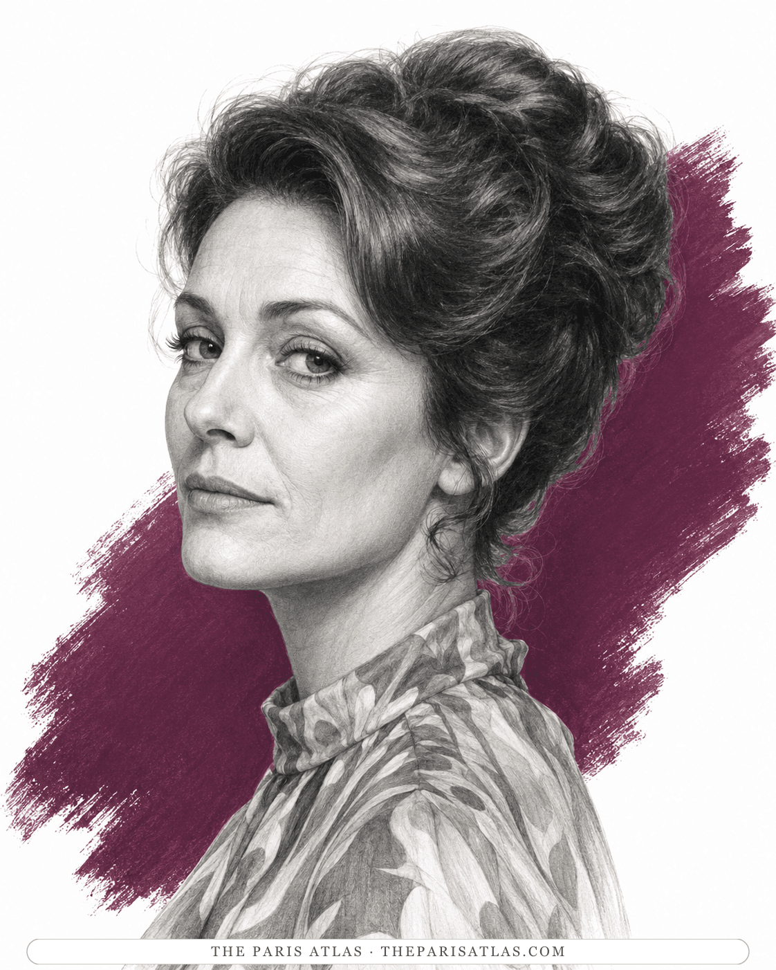 Illustrated portrait of Barbara