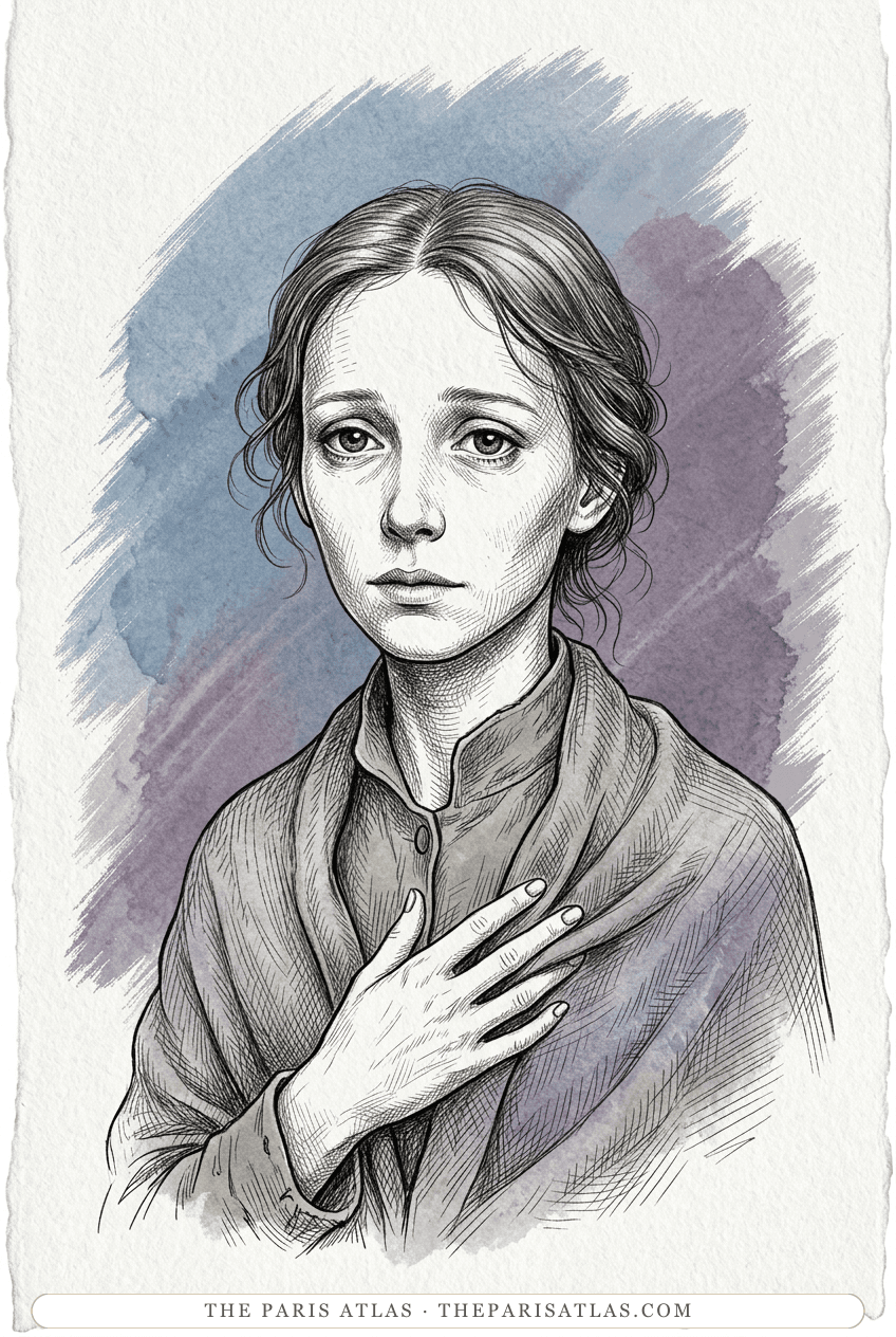 Illustrated portrait of Barbara