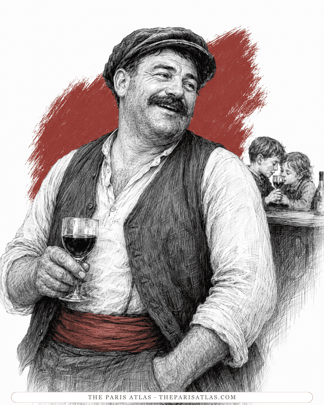 Illustrated portrait of Big Louis