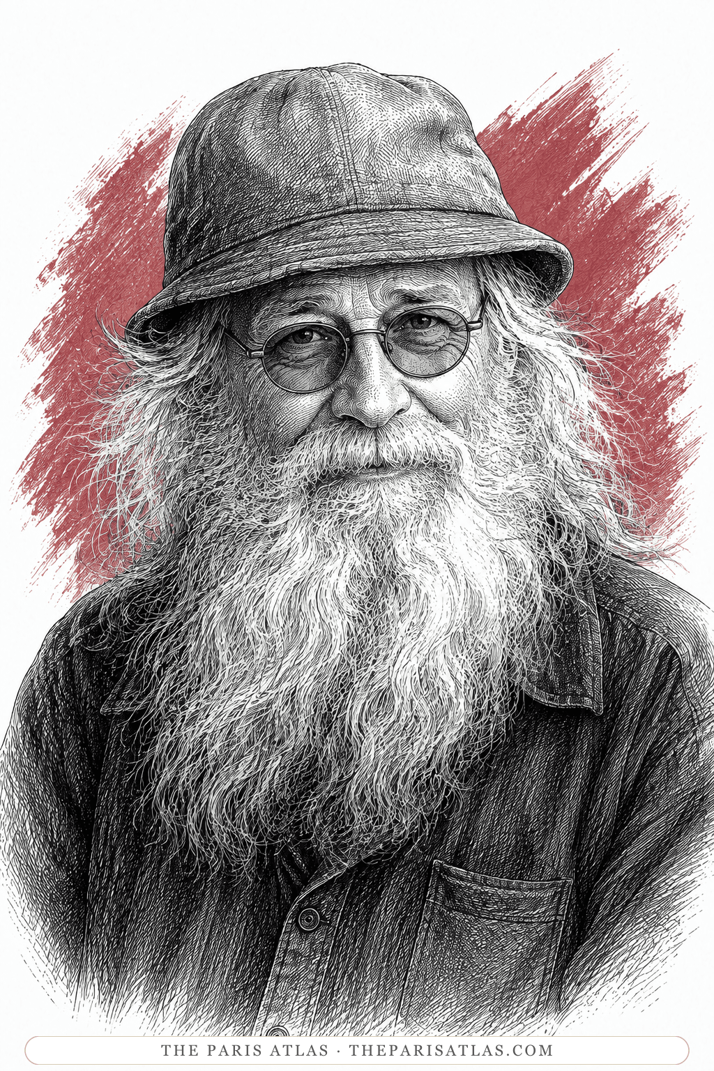 Illustrated portrait of Bob Nash