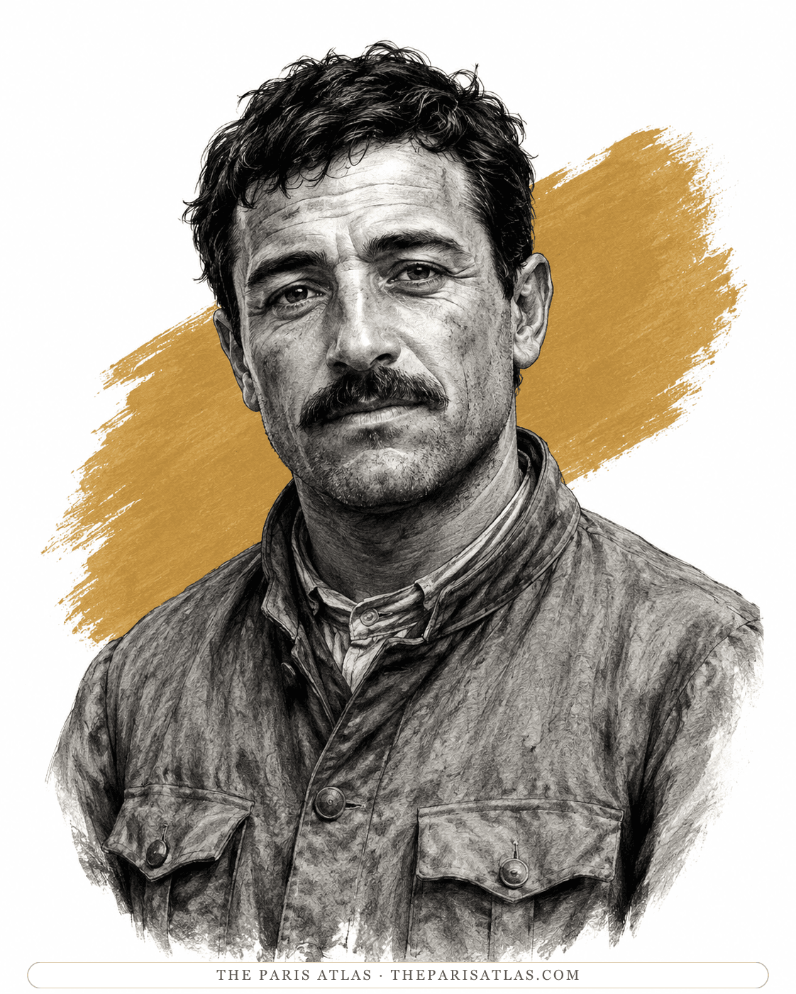 Illustrated portrait of Bonello