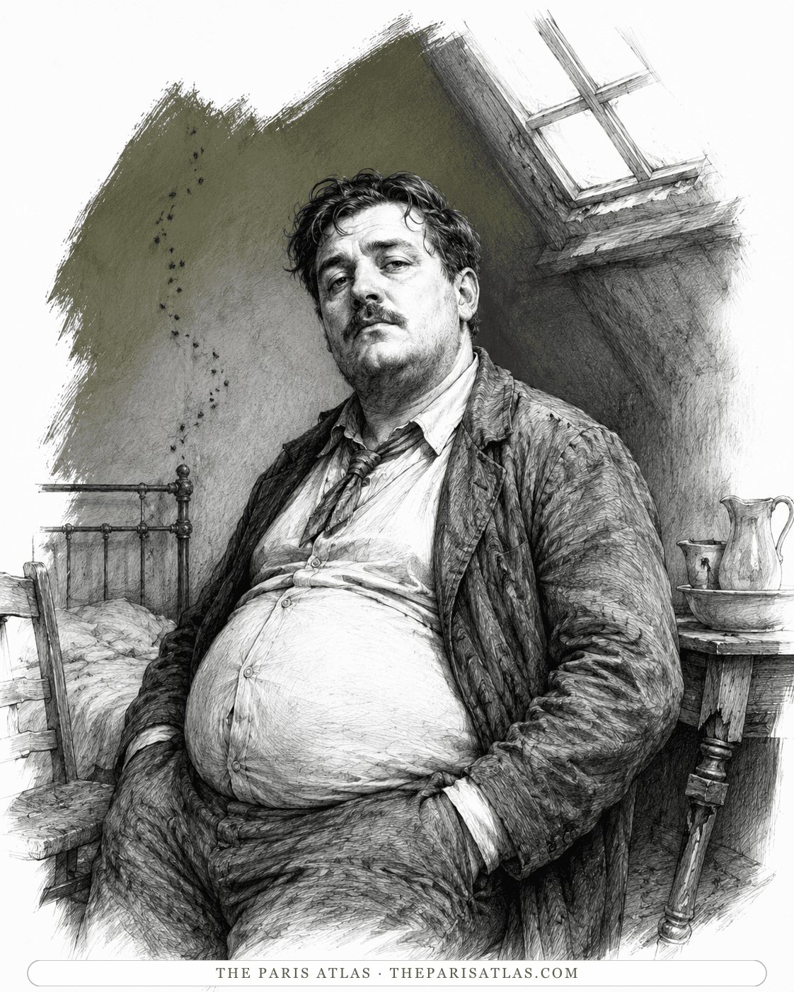 Illustrated portrait of Boris