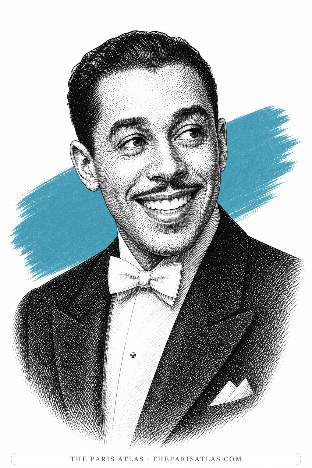 Illustrated portrait of Cab Calloway