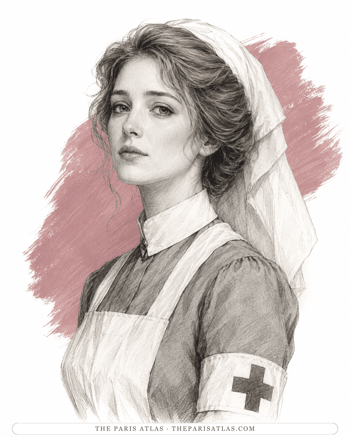 Illustrated portrait of Catherine Barkley