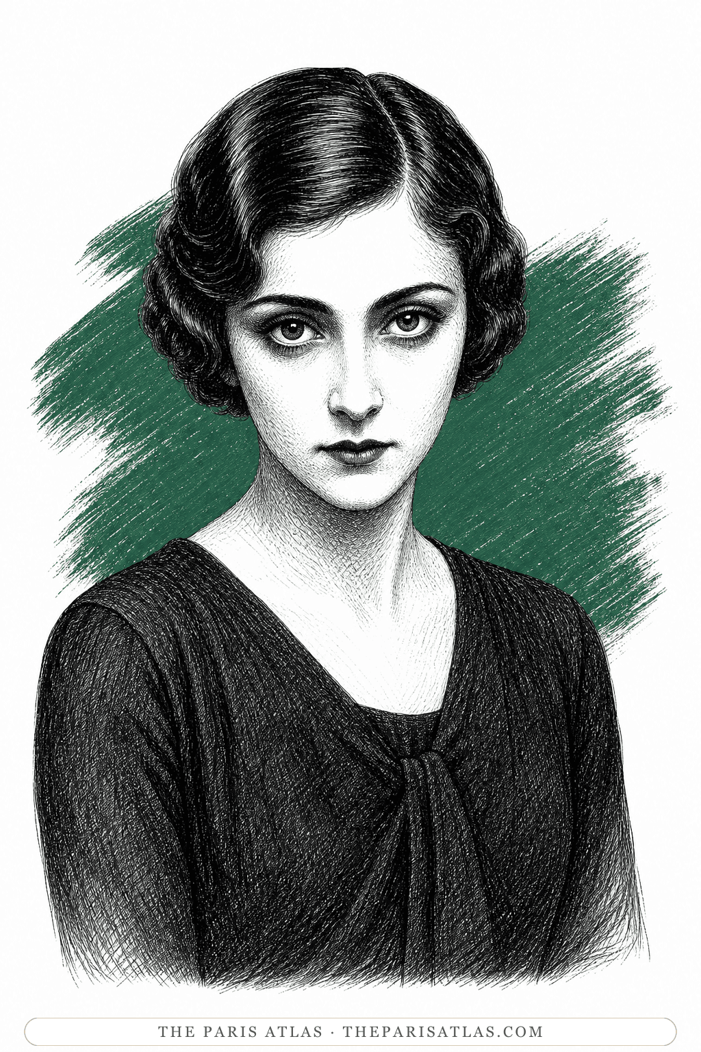 Illustrated portrait of Catherine Hessling