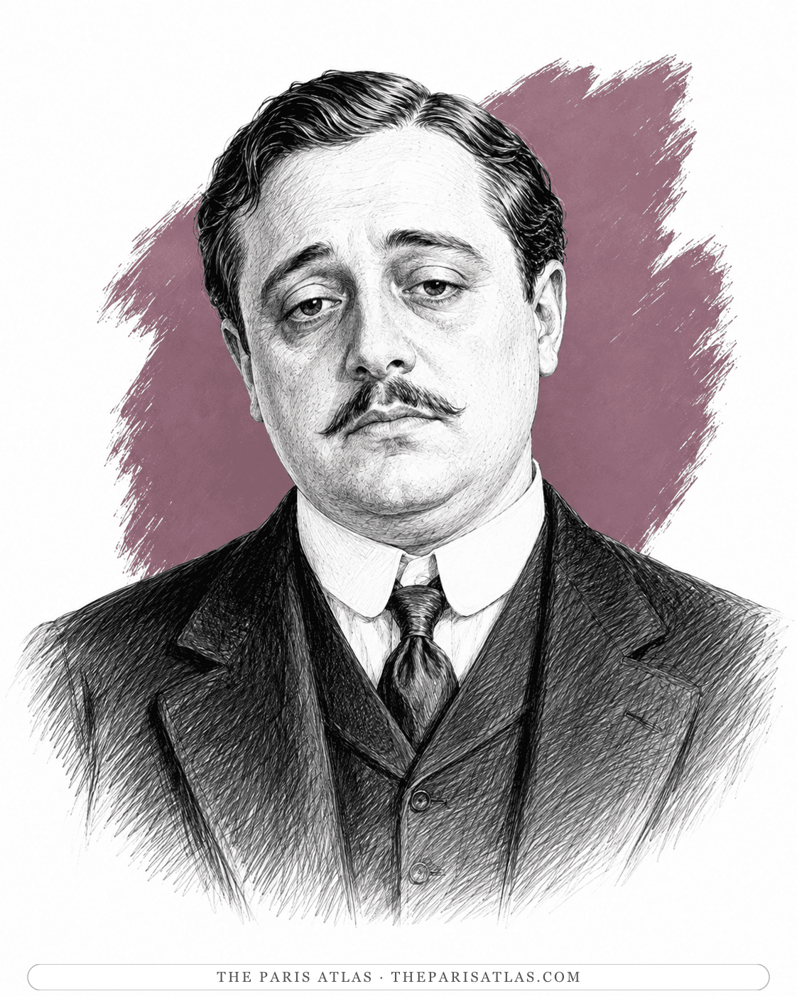 Illustrated portrait of The chef du personnel