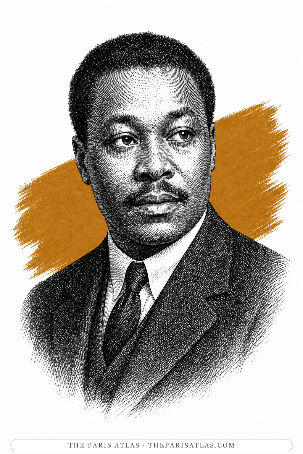 Illustrated portrait of Claude McKay